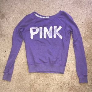 Purple long sleeve shirt